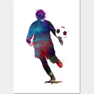 Football player sport art #football Posters and Art